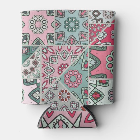 Indisch Arabisch Patchwork Quilt  Blikjeskoeler (Voorkant)