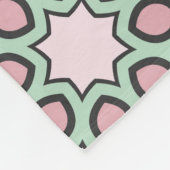 Indisch Arabisch Patchwork Quilt  Fleece Deken (Hoek)