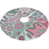 Indisch Arabisch Patchwork Quilt Kerstboom Rok (Gekanteld)