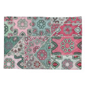 Indisch Arabisch Patchwork Quilt  Kussensloop (Achterkant)