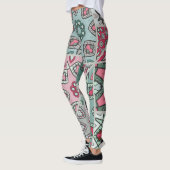 Indisch Arabisch Patchwork Quilt  Leggings (Links)