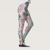 Indisch Arabisch Patchwork Quilt  Leggings (Rechts)