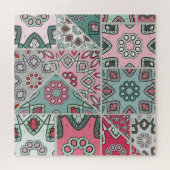 Indisch Arabisch Patchwork Quilt Legpuzzel (Horizontaal)