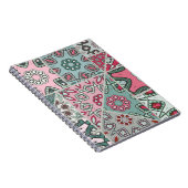 Indisch Arabisch Patchwork Quilt Notitieboek (Rechterzijde)