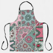 Indisch Arabisch Patchwork Quilt  Schort (Voorkant)