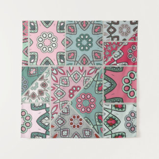 Indisch Arabisch Patchwork Quilt  Wandkleed