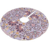 Indisch bloementafelkleed: heerlijk pastelpatroon kerstboom rok (Gekanteld)