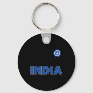 Indisch Cricket (oranje tenue) Sleutelhanger