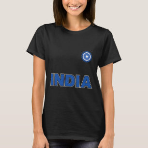 Indisch cricket (oranje tenue) t-shirt