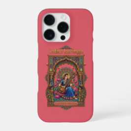 Indisch Erfgoed: Klassieke Muzikant Veena Kunst iPhone 16 Pro Hoesje