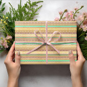 Indisch Native American Pattern  Naadloos Cadeaupapier