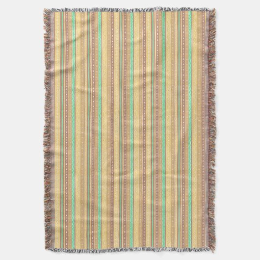 Indisch Native American Pattern Naadloos Deken (Voorkant Verticaal)