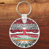 Indisch Österreichisch Österreich Baum Sleutelhanger (Achterkant)