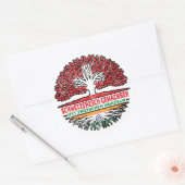Indisch Schweizer Schweiz Baum Wurzel Ronde Sticker (Envelop)