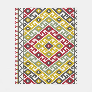 Indisch Turks Geometrisch:  achtergrond Tegel Fleece Deken