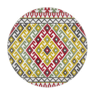 Indisch Turks Geometrisch: achtergrond Tegel Snijplank