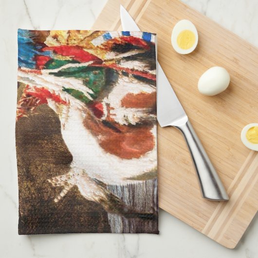 Indische 1A keukenhanddoek (Quarter Fold)