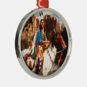 Indische 1A-sierplant Metalen Ornament (Rechts)