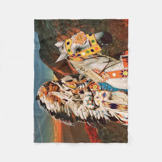 Indische 1B Fleece Deken (Voorkant)