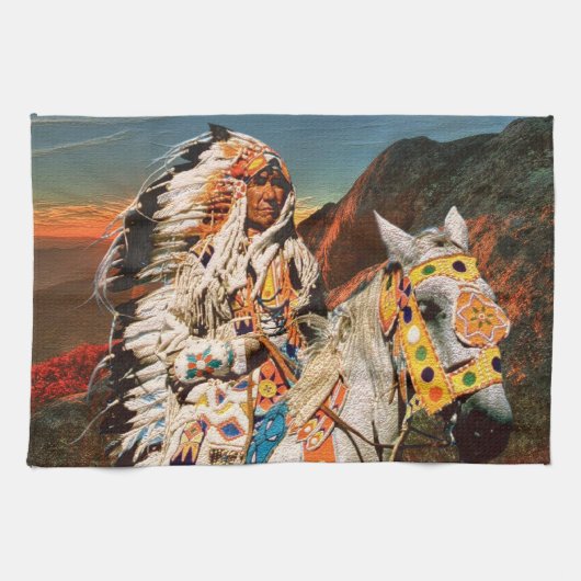 Indische 1B keukenhanddoek (Horizontaal)