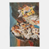 Indische 1B keukenhanddoek (Verticaal)