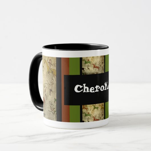 Indische aanpasbare tekst mok (Voorkant links)