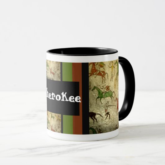 Indische aanpasbare tekst mok (Voorkant rechts)