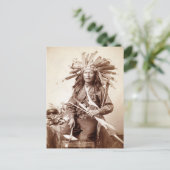 Indische Aanstichter van de Opstand, 1890 Briefkaart (Staand voorkant)