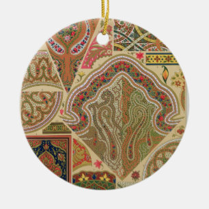 Indische afbraak, bord XIX van 'Polychrome Orna' Keramisch Ornament