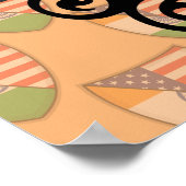 Indische Amerikaanse vlag Poster (Hoek)