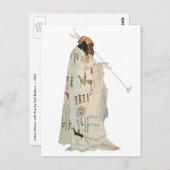 Indische arrior met Pipe-portret van Karl Bodmer Briefkaart (Voorkant / Achterkant)