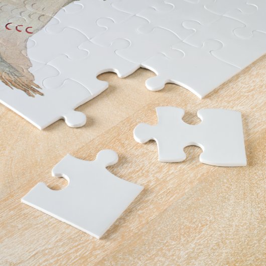 Indische arrior met Pipe-portret van Karl Bodmer Legpuzzel (Zijkant)