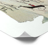 Indische arrior met Pipe-portret van Karl Bodmer Poster (Hoek)