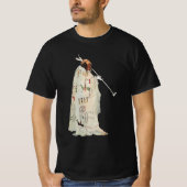 Indische arrior met Pipe-portret van Karl Bodmer T-shirt (Voorkant)