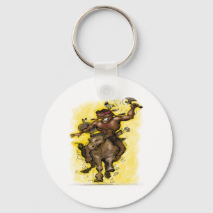 Indische arrior sleutelhanger