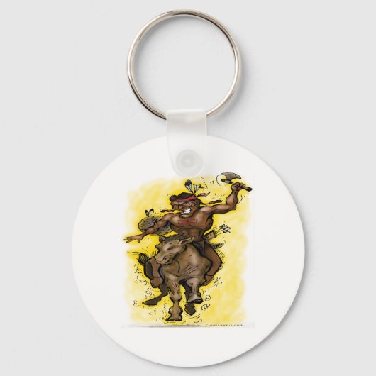 Indische arrior sleutelhanger (Voorkant)