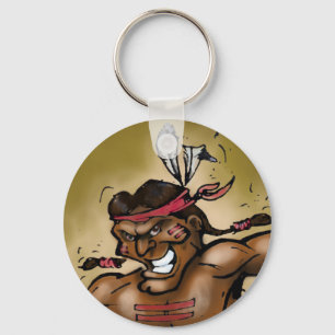 Indische arrior sleutelhanger