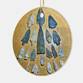Indische Arrowead Keramisch Ornament (Links)