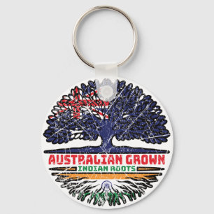 Indische Australische Australische ringbandvlag Sleutelhanger