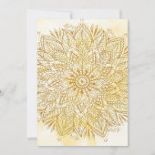 Indische Baby Boy Mundan Ceremonie Kaart (Achterkant)