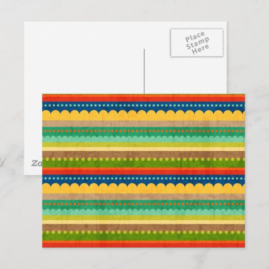 Indische banket briefkaart (Voorkant / Achterkant)