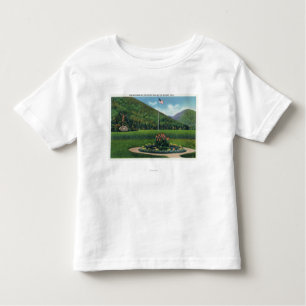 Indische begroeting met het beeld van de stijgende kinder shirts