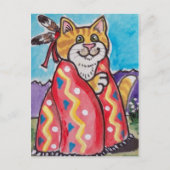 Indische Blanket Cat - Zuidwest Briefkaart - schat (Voorkant)