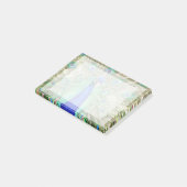 Indische blauwe pacock post-it® notes (Schuin)