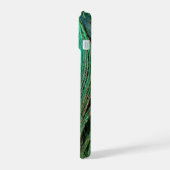 Indische Blauwe Pauwveer iPhone 15 Case (Linkerkant)