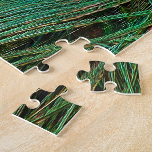 Indische Blauwe Pauwveer Legpuzzel