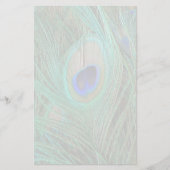 Indische blauwe pekkervaar briefpapier (Voorkant)