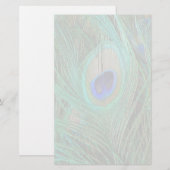 Indische blauwe pekkervaar briefpapier (Voorkant / Achterkant)