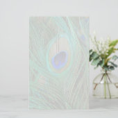 Indische blauwe pekkervaar briefpapier (Staand voorkant)