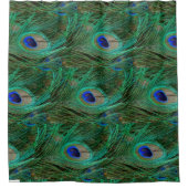 Indische blauwe pekkervaar  douchegordijn (Voorkant)